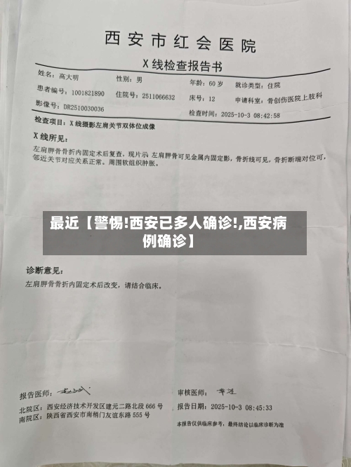 最近【警惕!西安已多人确诊!,西安病例确诊】