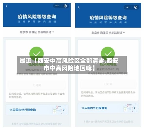 最近【西安中高风险区全部清零,西安市中高风险地区嘛】