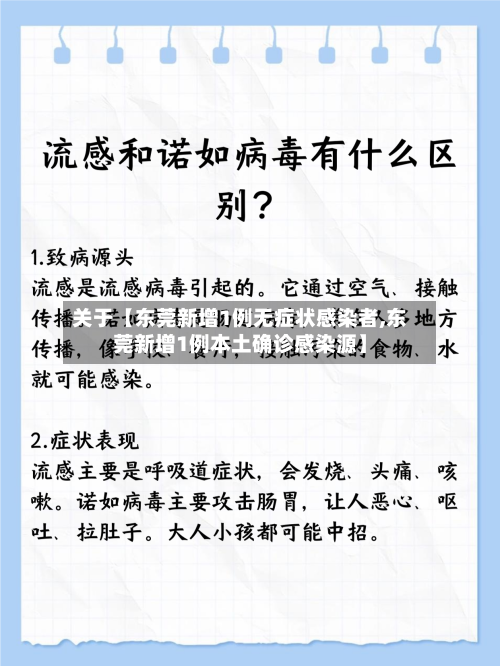 关于【东莞新增1例无症状感染者,东莞新增1例本土确诊感染源】