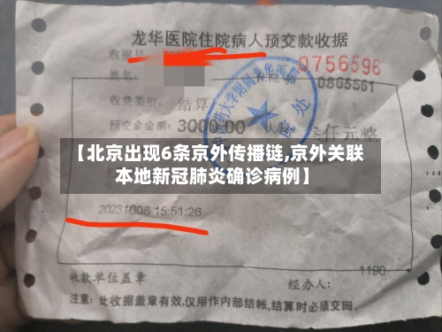 【北京出现6条京外传播链,京外关联本地新冠肺炎确诊病例】