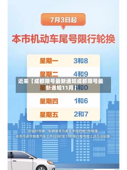 近来【成都限号最新通知成都限号最新通知11月】