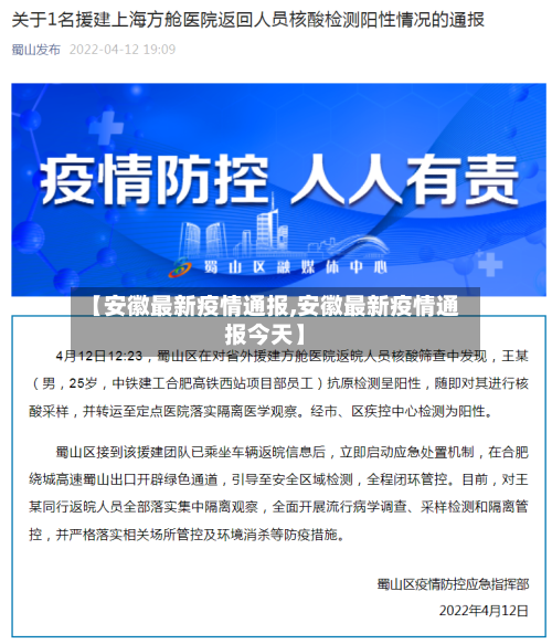 【安徽最新疫情通报,安徽最新疫情通报今天】-第2张图片