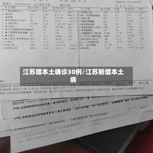江苏增本土确诊30例/江苏新增本土病