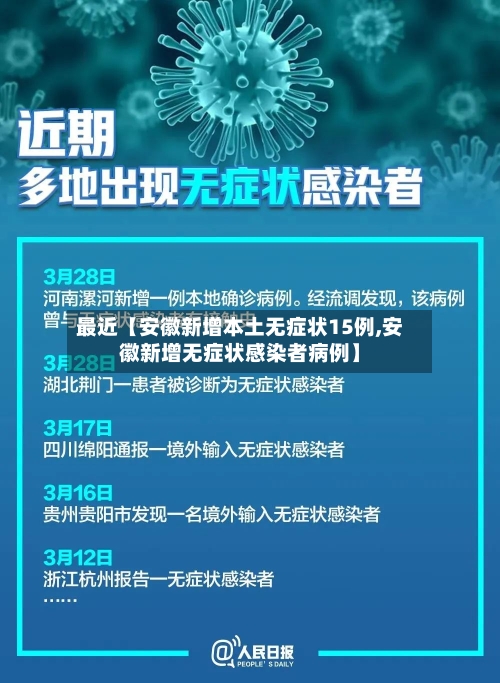 最近【安徽新增本土无症状15例,安徽新增无症状感染者病例】-第2张图片