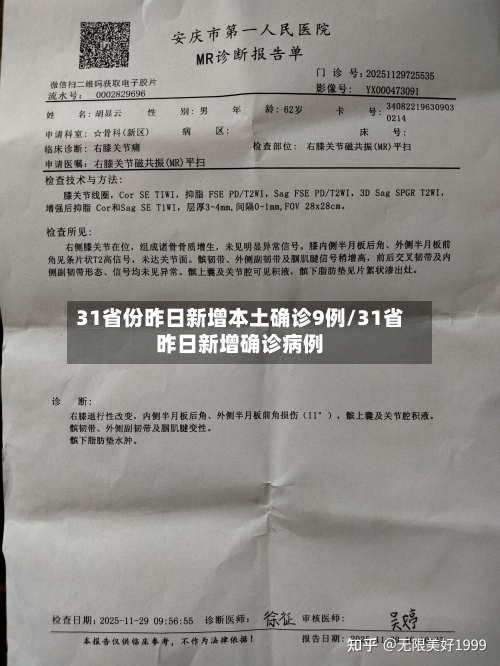 31省份昨日新增本土确诊9例/31省昨日新增确诊病例-第2张图片