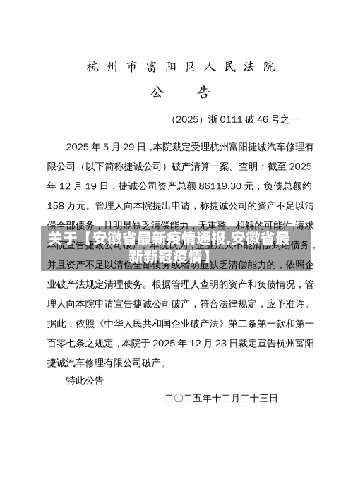 关于【安徽省最新疫情通报,安徽省最新新冠疫情】