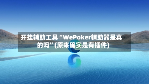 开挂辅助工具“WePoker辅助器是真的吗”(原来确实是有插件)