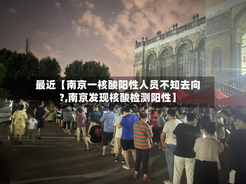 最近【南京一核酸阳性人员不知去向?,南京发现核酸检测阳性】-第2张图片